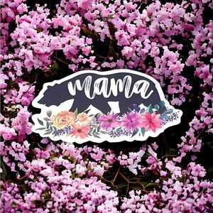 NWT Wool + Pepper Co. Mama Bear Floral Sticker